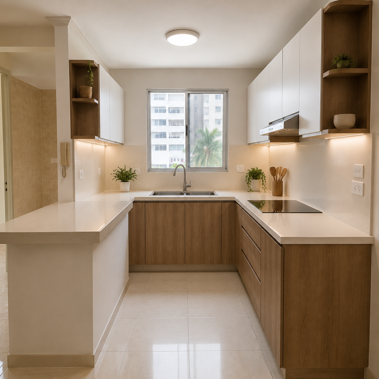 Remodelación de cocina, visualización de la propuesta renovada