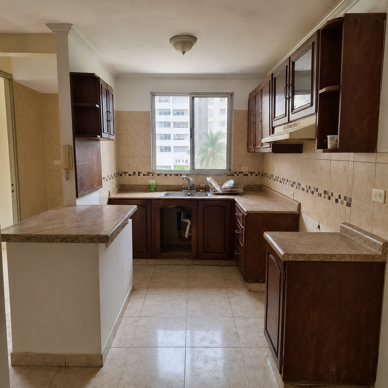 Remodelación de cocina, visualización del estado anterior